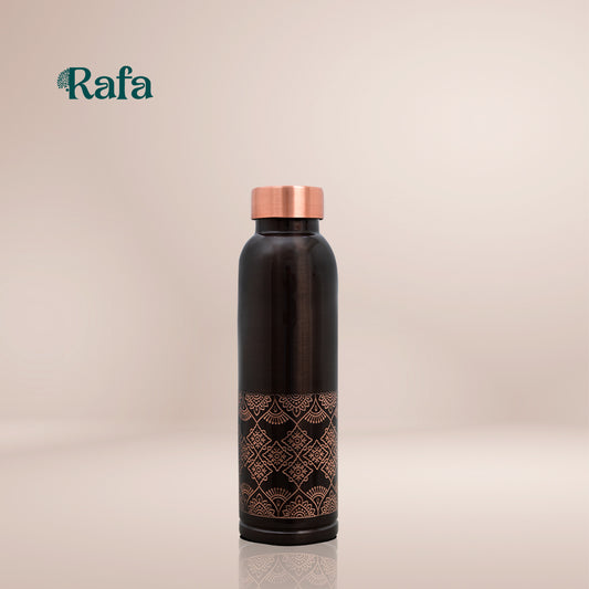 Milton Half Engraved Henna Design Bottle