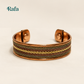 Double Copper with Braided Inlay design