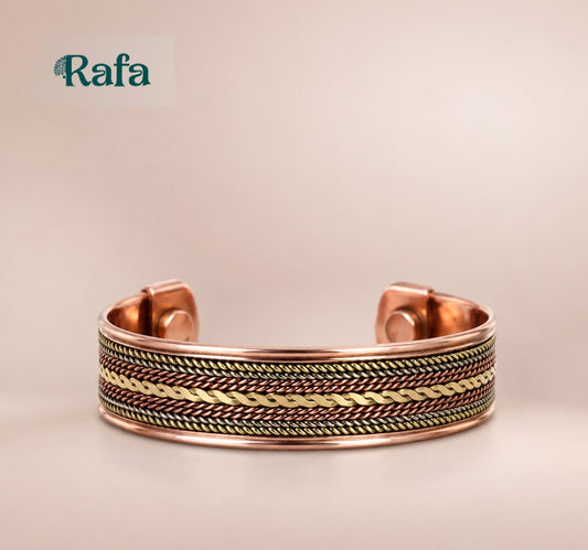 Double Copper with Braided Inlay design